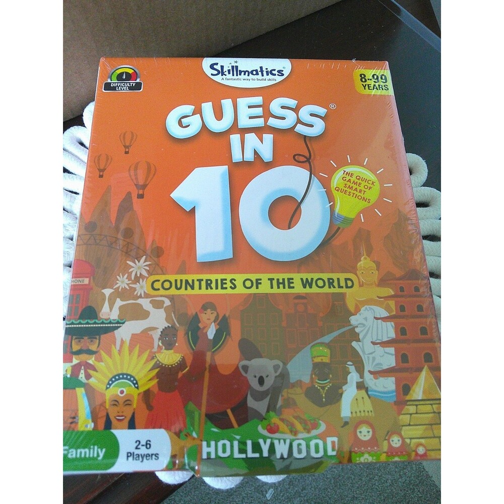 Skillmatics Guess in 10 Cities Around the World Trivia Card Game NEW Sealed